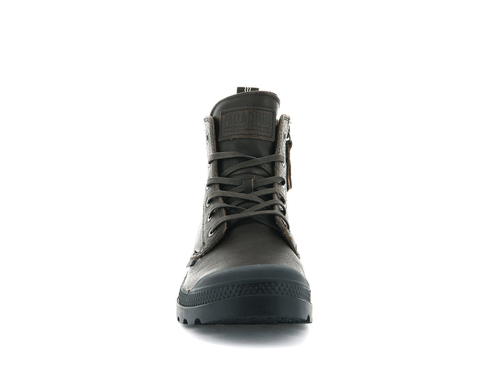 Botas Palladium PAMPA HI ZIP LTH ESS Mujer Bison | Costa Rica-85930